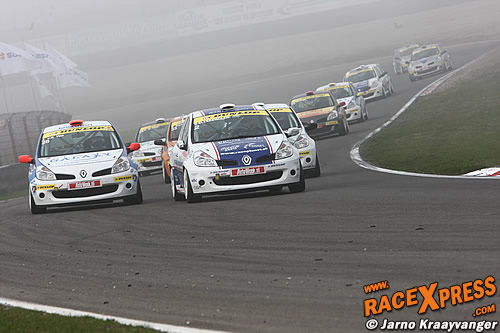 Kopgroep in de Clio Cup